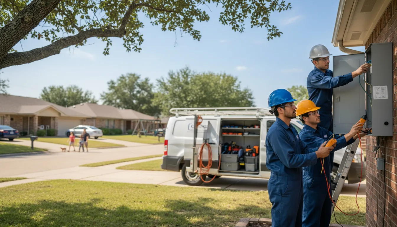 Certified electrician providing emergency electrical services in Ellendale, TN